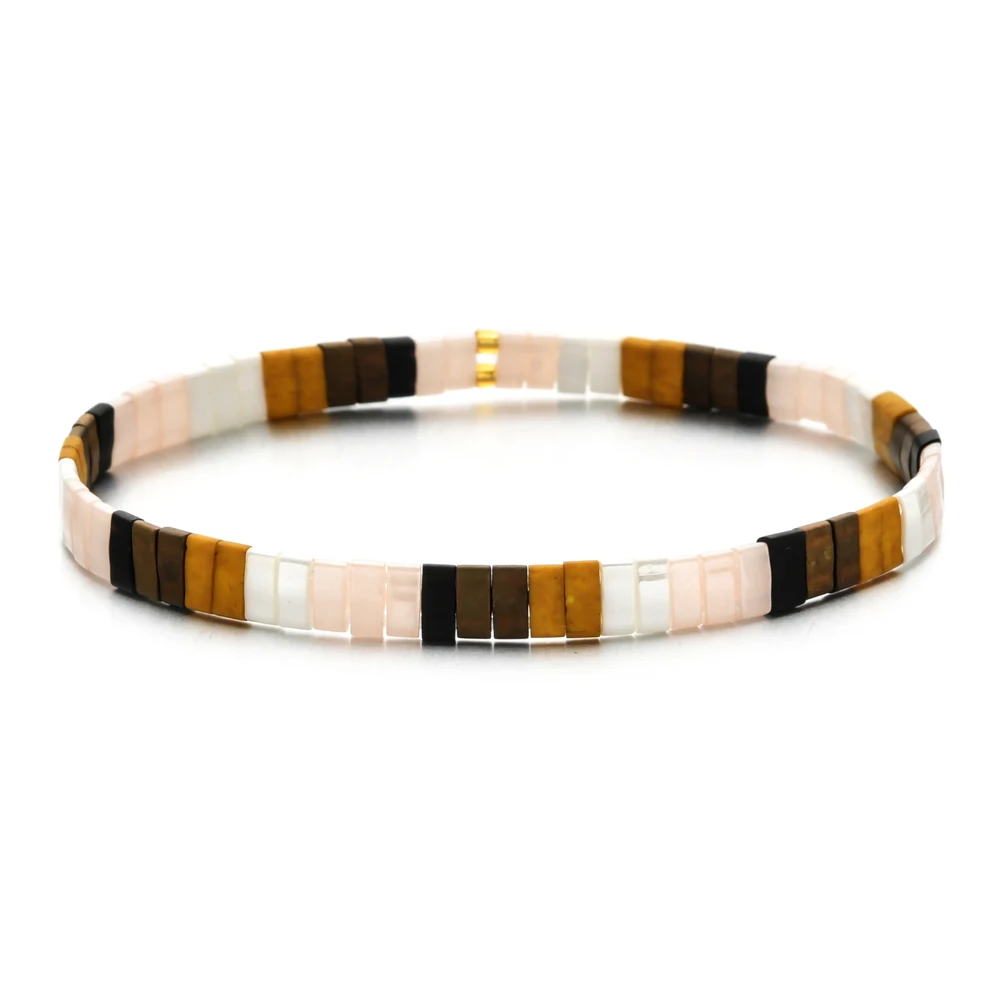 bracelet en perles tissées